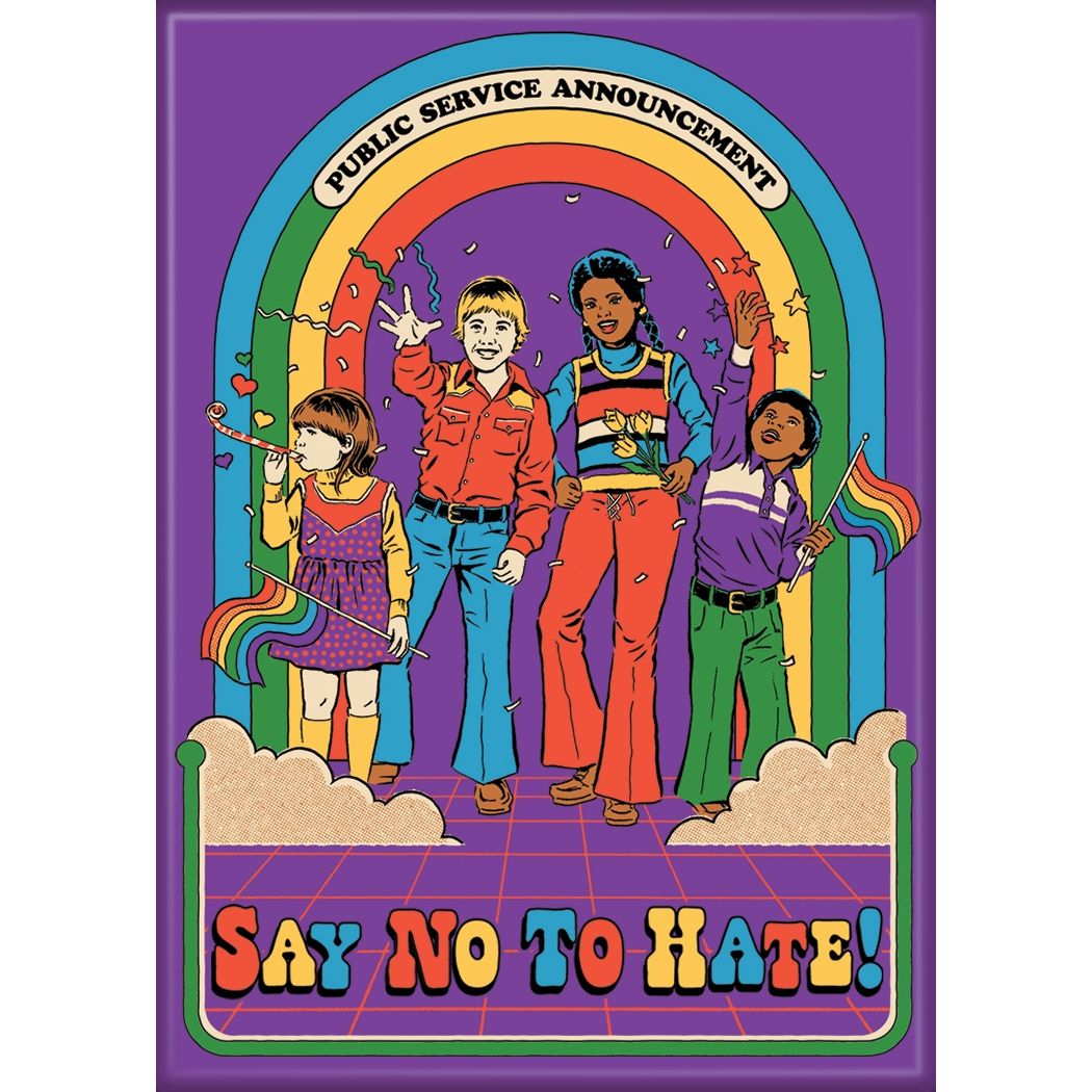 STEVEN RHODES SAY NO TO HATE MAGNET