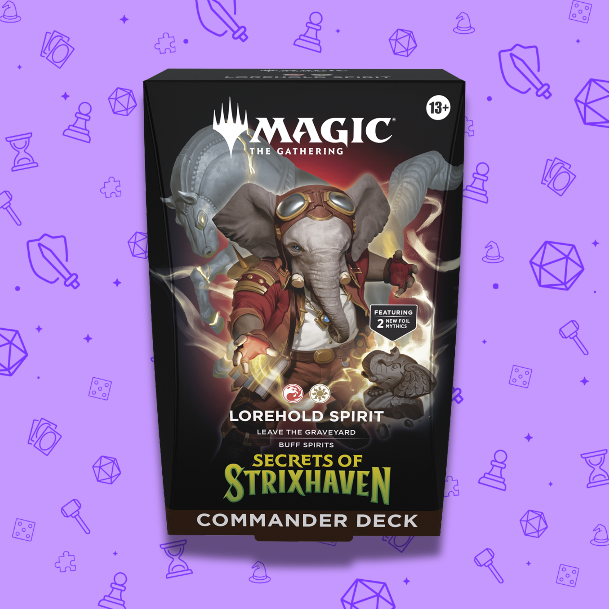 SECRETS OF STRIXHAVEN LOREHOLD SPIRIT COMMANDER DECK – Games and Stuff