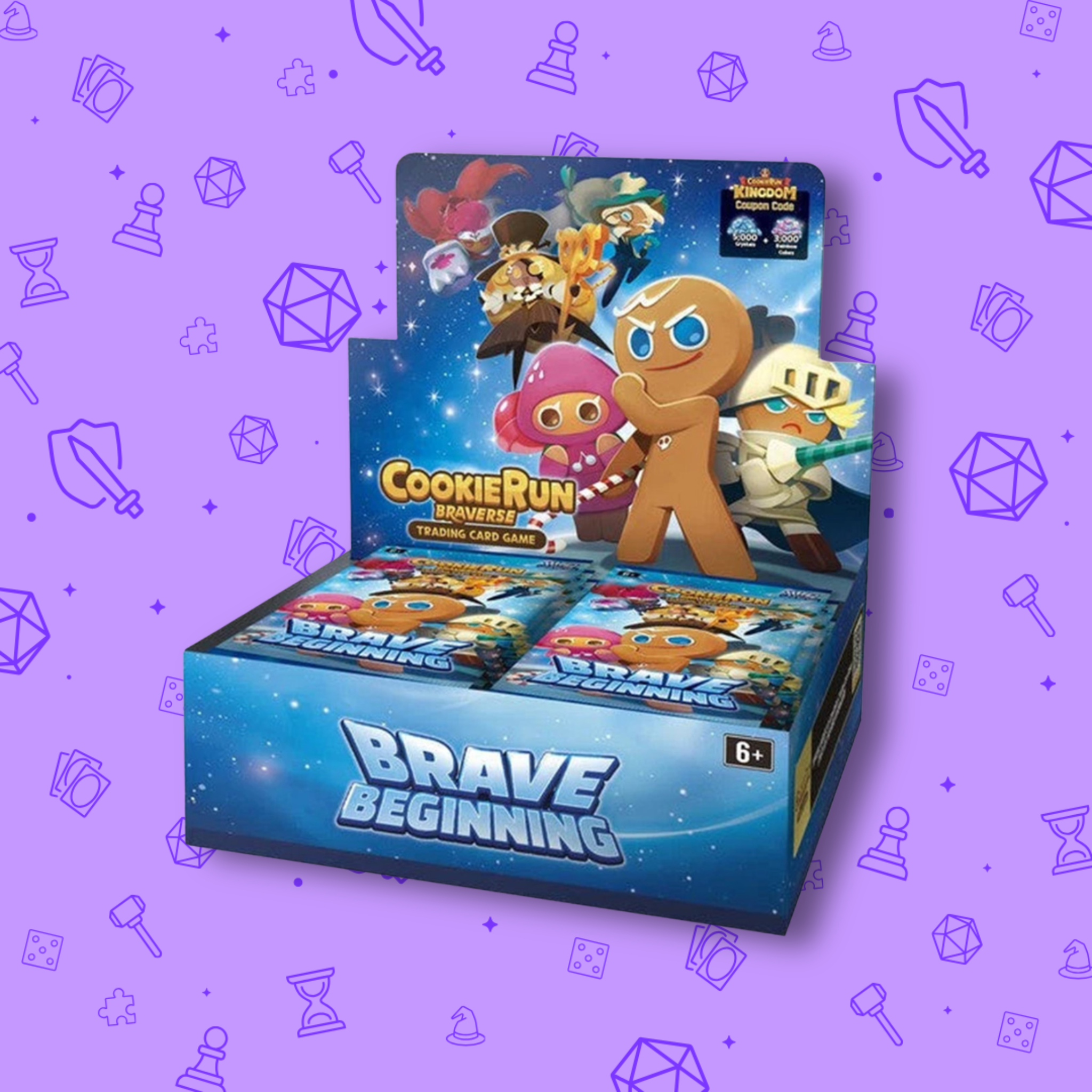 cookie run booster box Amazon.com: CookieRun TCG: Age of Heroes and Kingdoms Booster Display (Set  2) | Trading Card Game | 28 Booster Packs Per Box | 2 Players main image 1