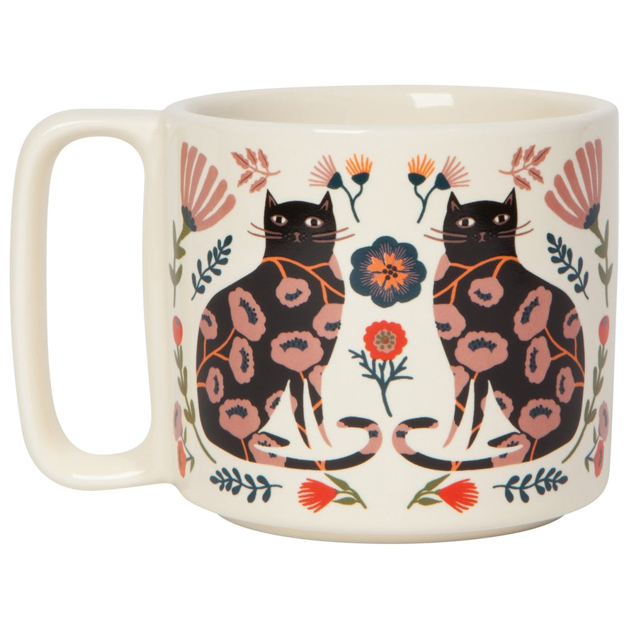 CAT BLOOM MIDI MUG BY DANICA STUDIO