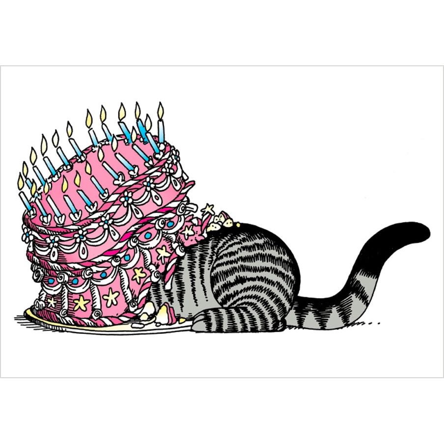 B. KLIBAN CAT BIRTHDAY CARD