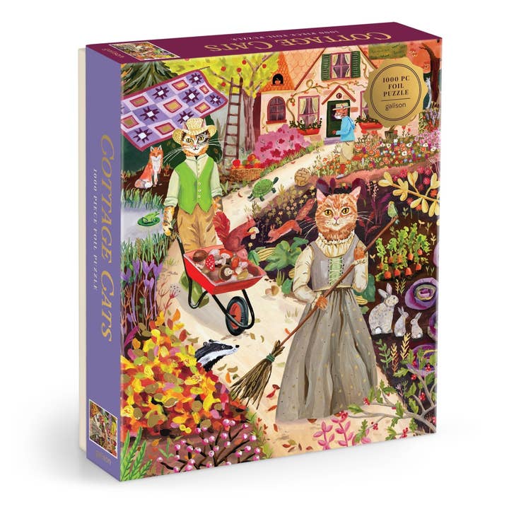 COTTAGE CATS 1000 PIECE PUZZLE