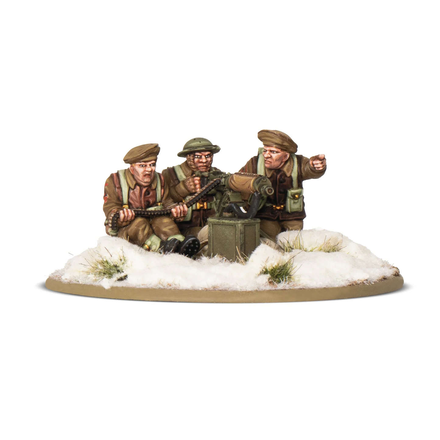 BRITISH & CANADAIN WINTER INFANTRY MMG TEAM