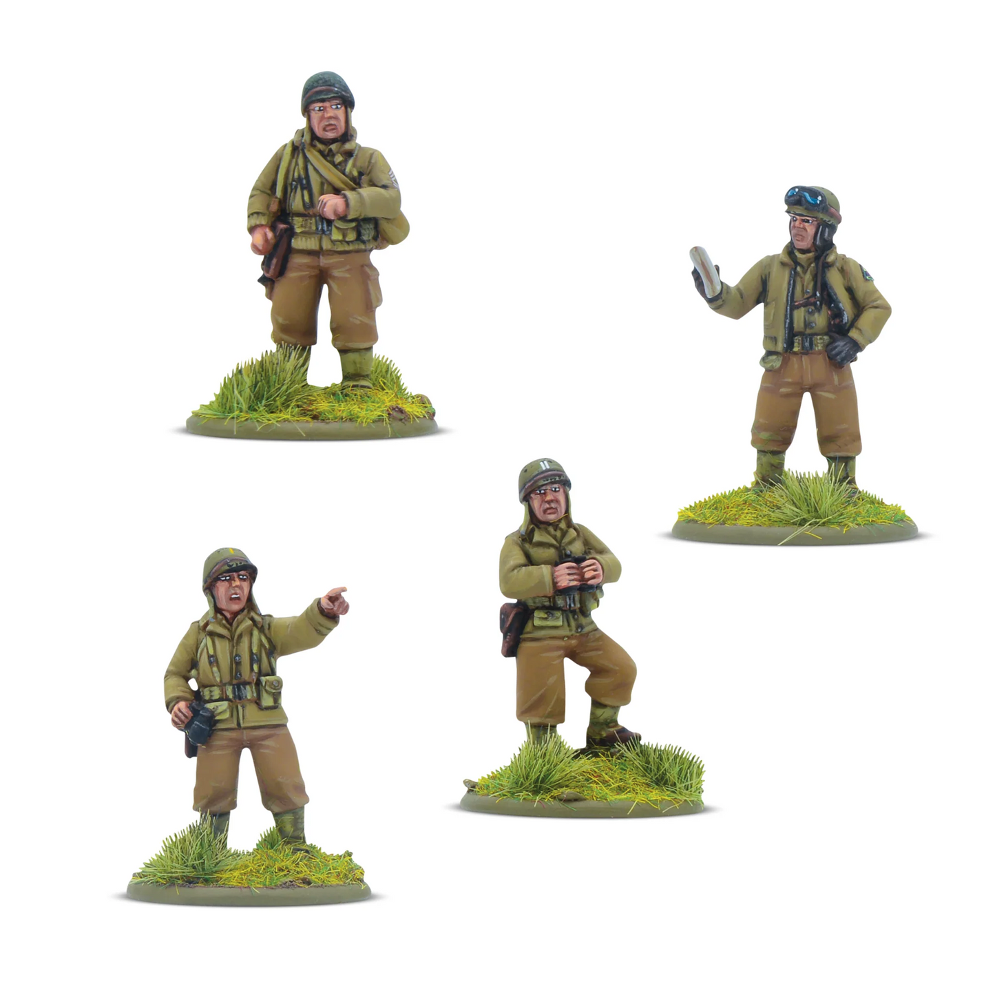BOLT ACTION US ARMY PLATOON COMMANDERS