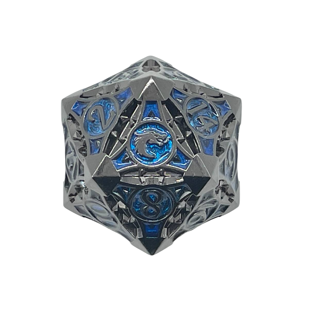 BLUE W/ BLACK NICKEL 40MM D20