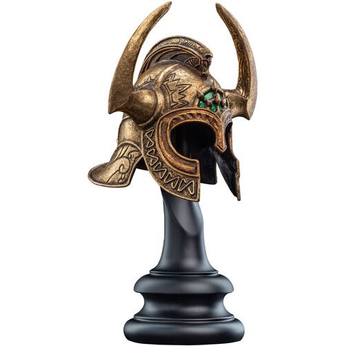 THE LORD OF THE RINGS ROHIRRIM HELM OF KING HELM HAMMERHAND MINI PROP REPLICA