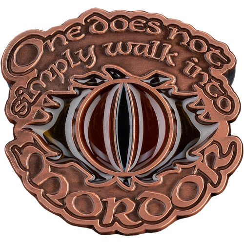 THE LORD OF THE RINGS ONE DOES NOT SIMPLE WALK INTO MORDOR WETA WORKSHOP PIN