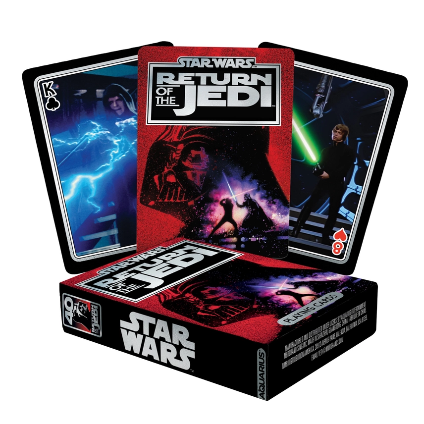 STAR WARS RETURN OF THE JEDI PLAYING CARDS