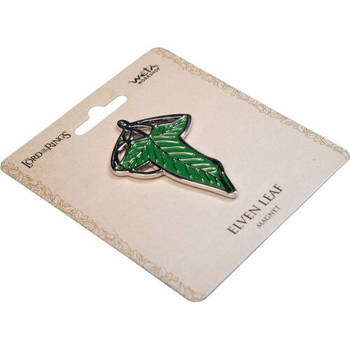 THE LORD OF THE RINGS ELVEN LEAF ENAMEL MAGNET