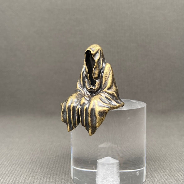 MINIATURE BRASS MYSTIC MAGE