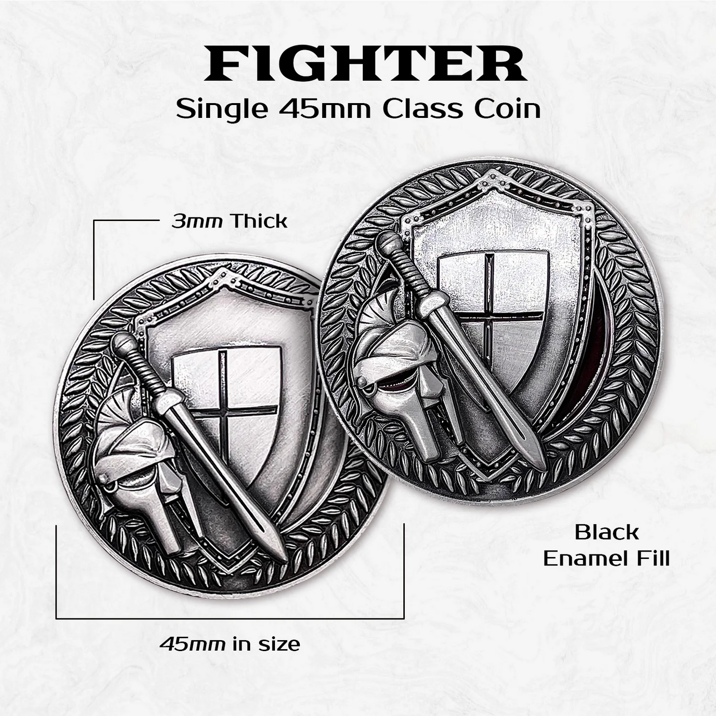CLASS COIN - FIGHTER (SINGLE)