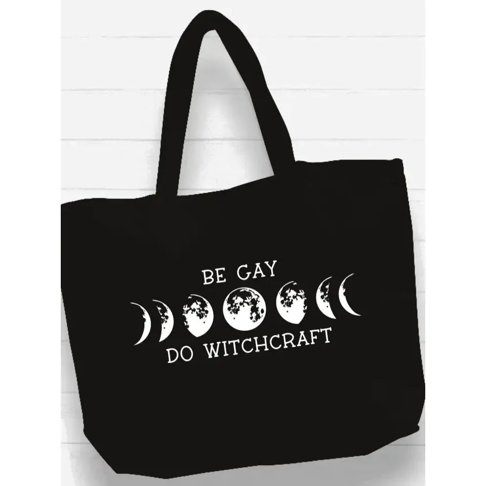 BE GAY AND DO WITCHCRAFT TOTE BAG