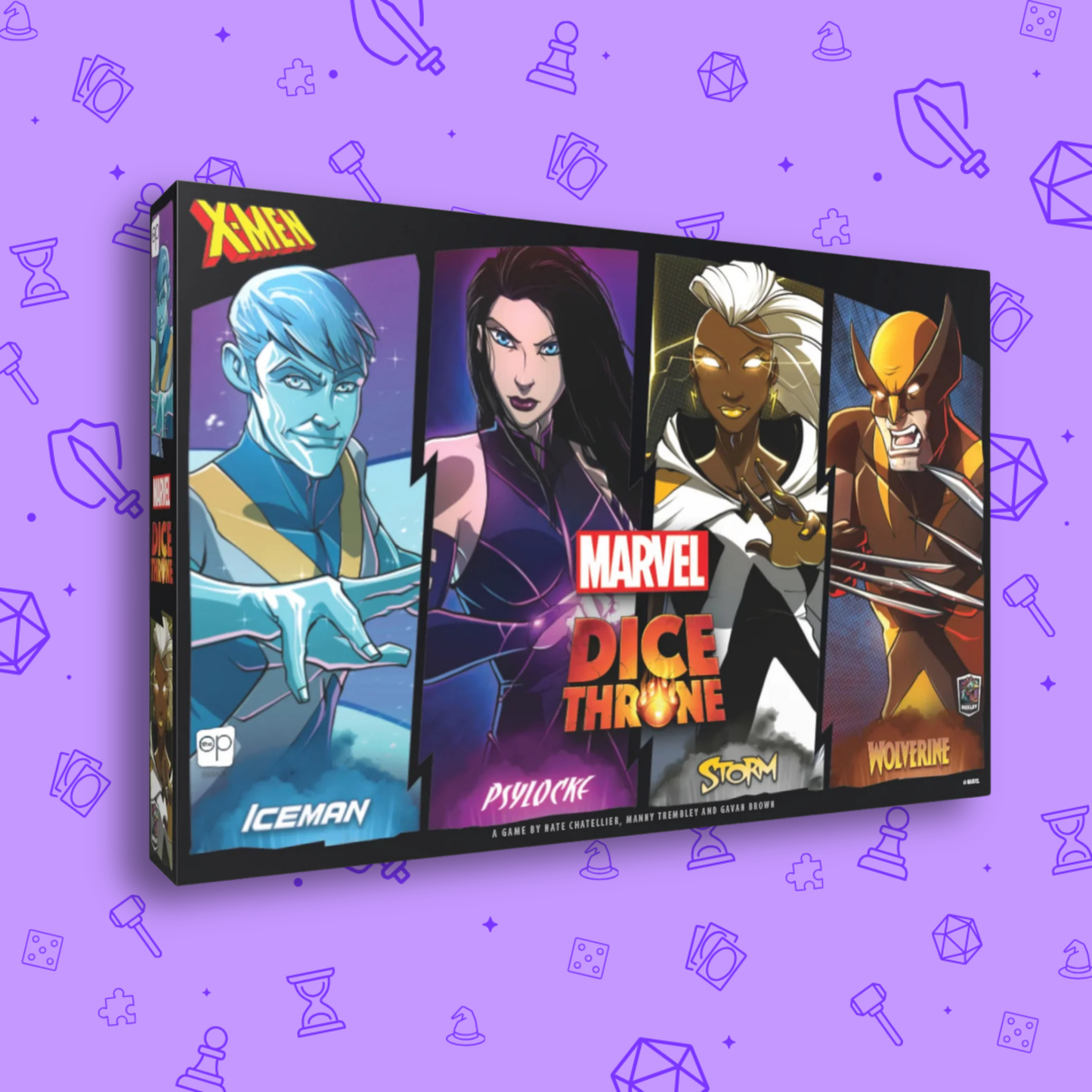 DICE THRONE MARVEL XMEN (ICEMAN PSYLOCKE STORM WOLVERINE)