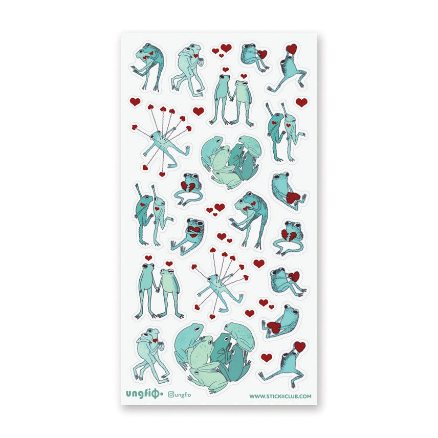 TOADALLY IN LOVE STICKER SHEET