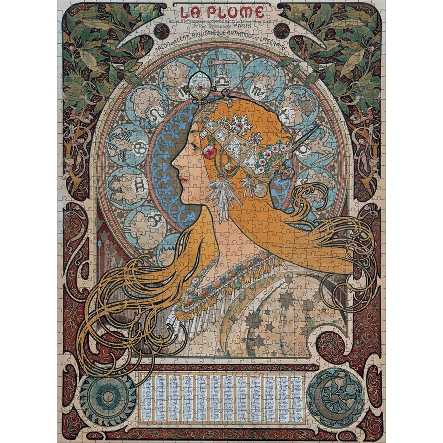 ALPHONSE MUCHA 1000 PC JIGSAW PUZZLE