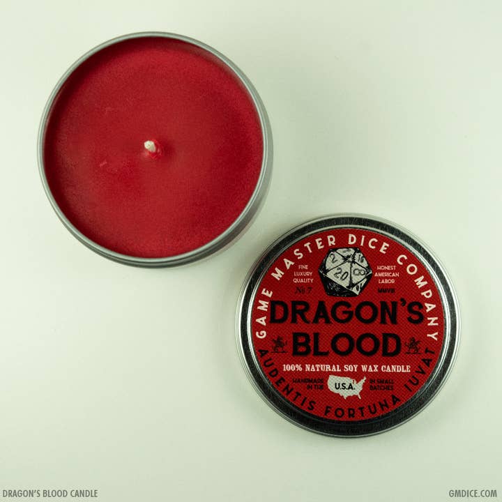 DRAGON'S BLOOD 2oz GAMING CANDLE