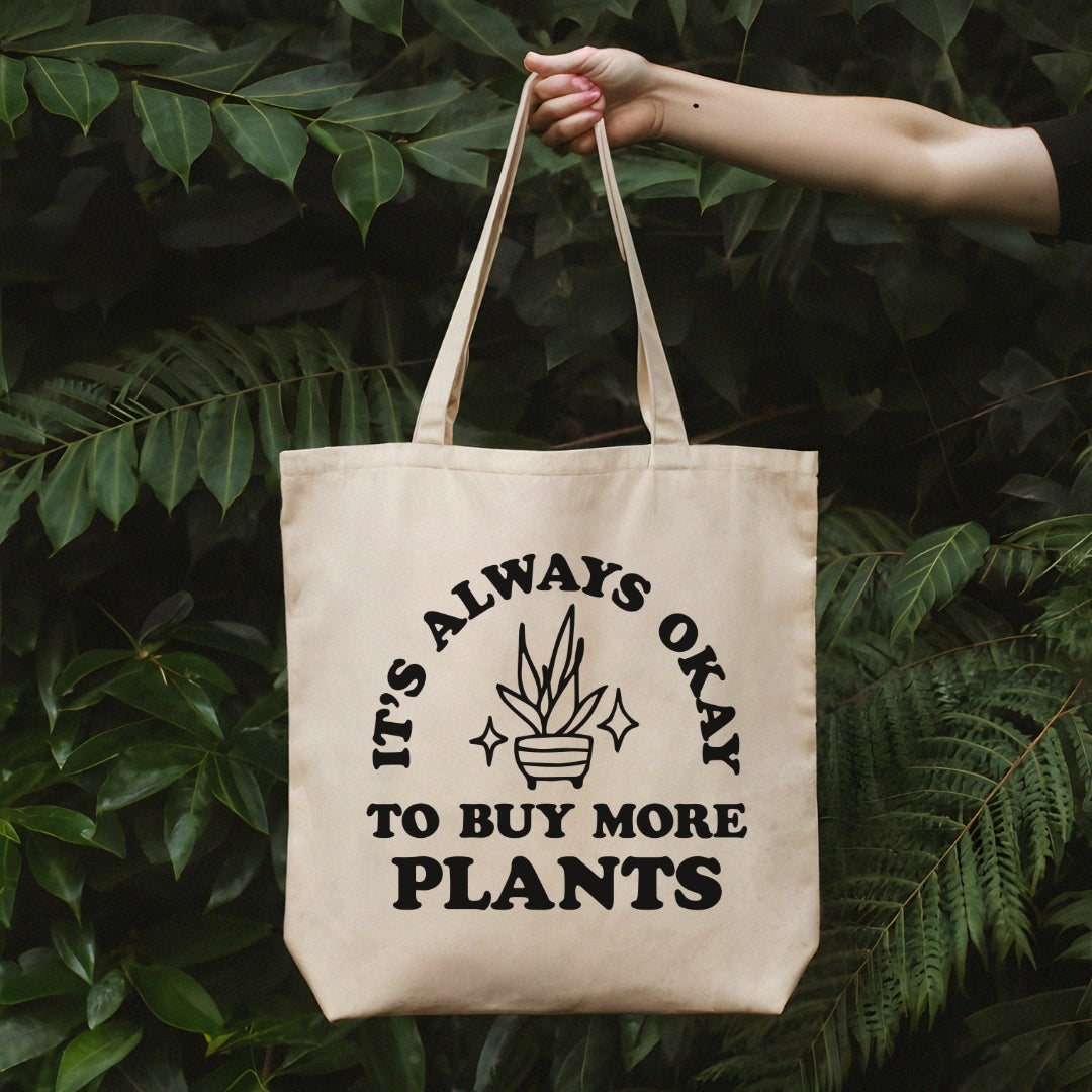 BUY MORE PLANTS TOTE BAG