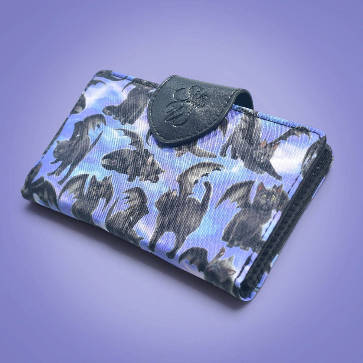 BATTY CATS LONG WALLET
