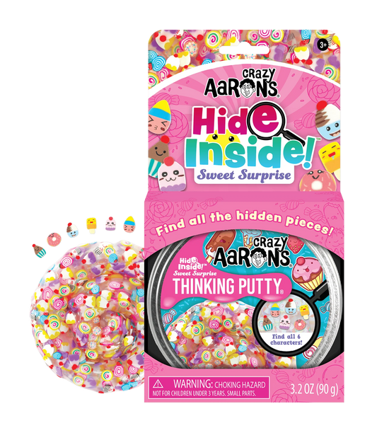 CRAZY AARON'S THINKING PUTTY SWEET SURPRISE HIDE INSIDE
