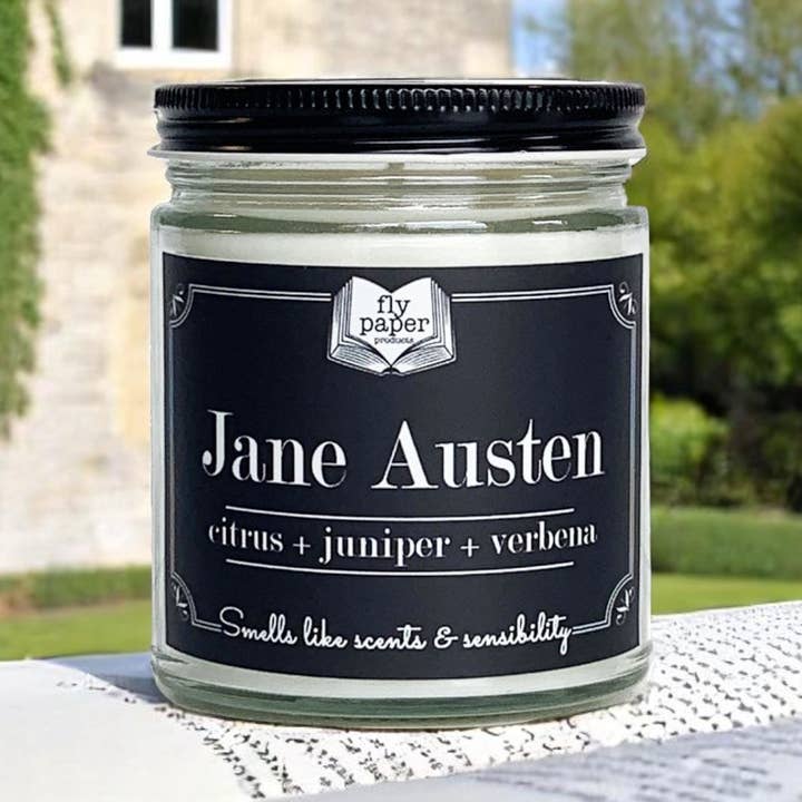 JANE AUSTEN CITRUS JUNIPER VERBENA JAR CANDLE