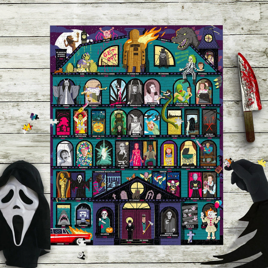 SCARY MOVIES BUCKET LIST 1000PC PUZZLE