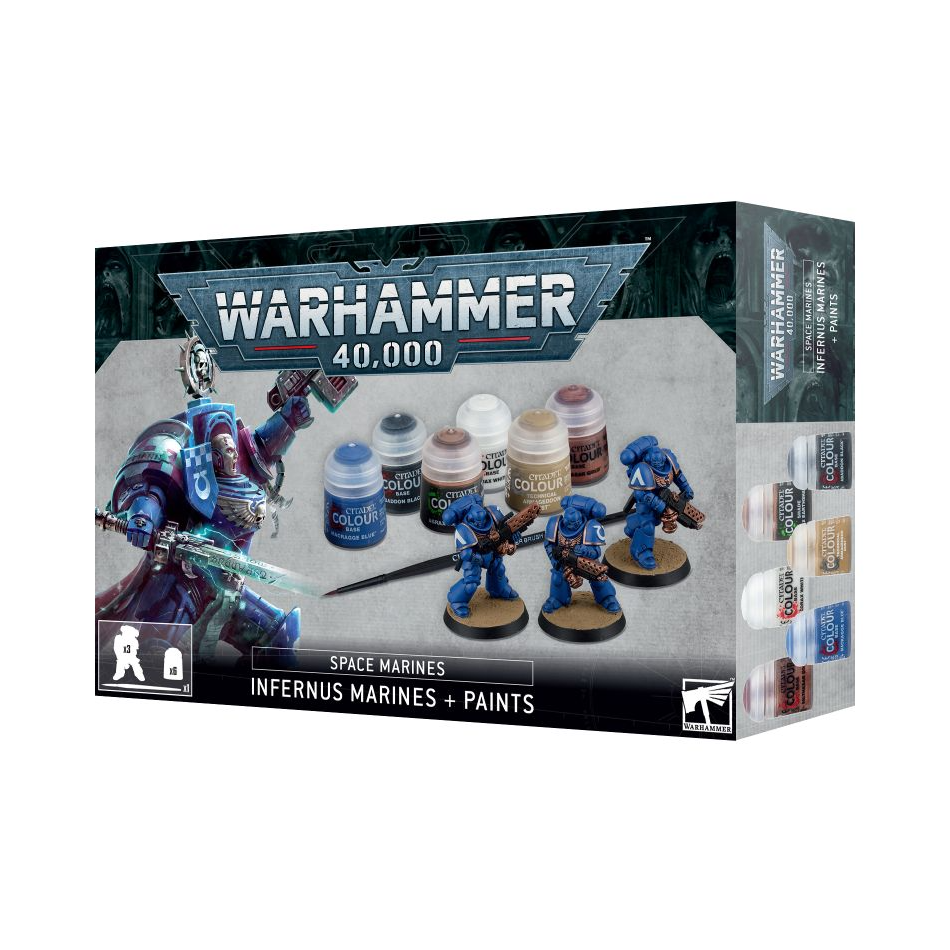 SPACE MARINE PAINT SET 10TH EDITION