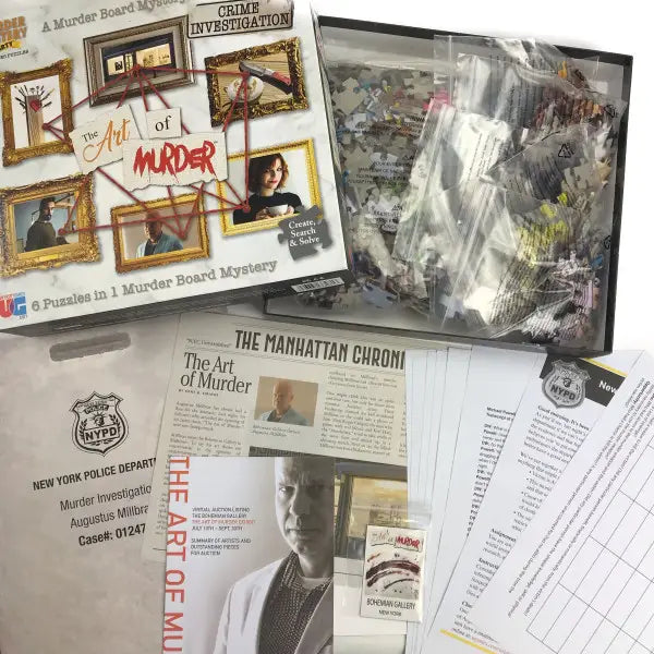 CASE FILE PUZZLE THE ART OF MURDER