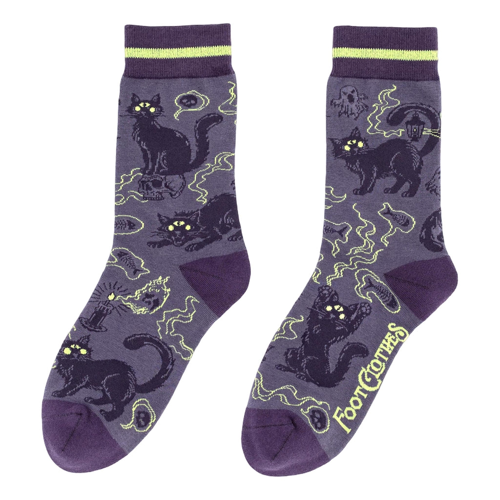 SCARDEY CAT CREW SOCKS