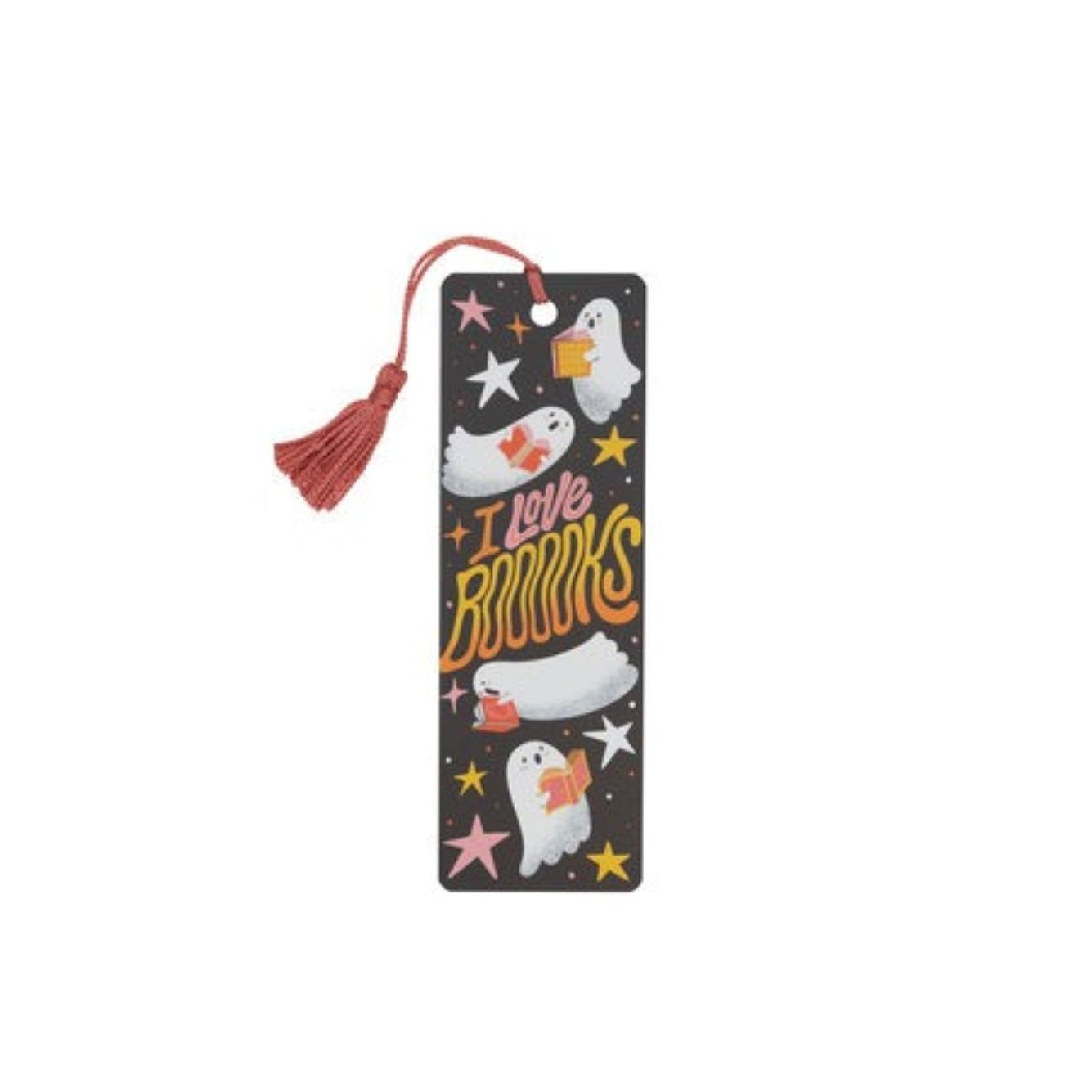 I LOVE BOOOOOKS BOOKMARK