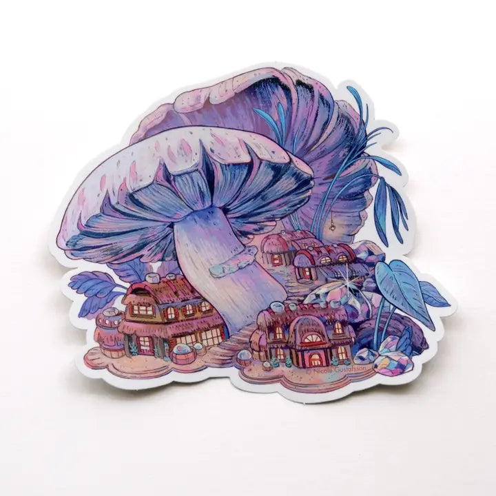 MUSHROOM VILLAGE STICKER