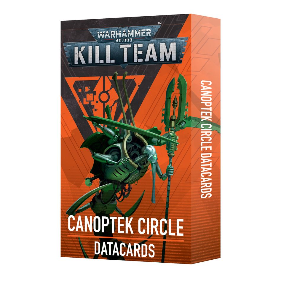 KILL TEAM CANOPTEK CIRCLE DATACARDS