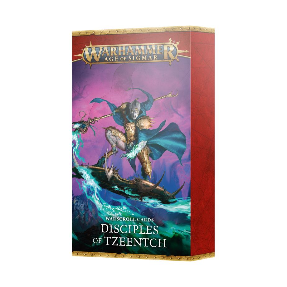 WARSCROLL CARDS DISCIPLES OF TZEENTCH 4E
