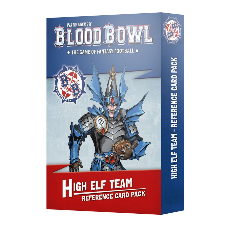 BLOOD BOWL HIGH ELF REFERENCE CARDS