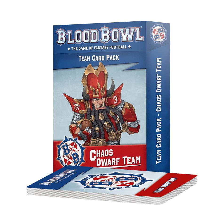 CHAOS DWARF BLOOD BOWL TEAM CARD PACK