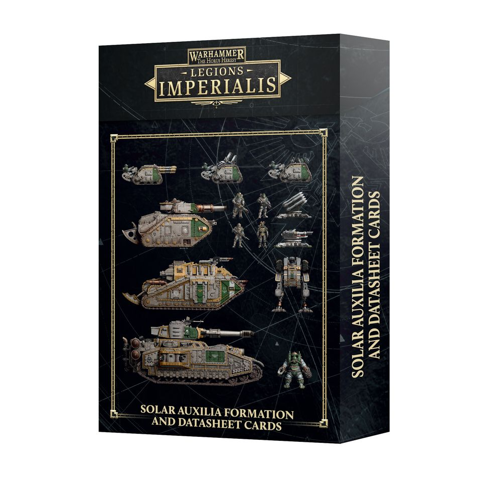LEGIONS IMPERIALIS SOLAR AUXILIA FORMATION & DATASHEET CARDS