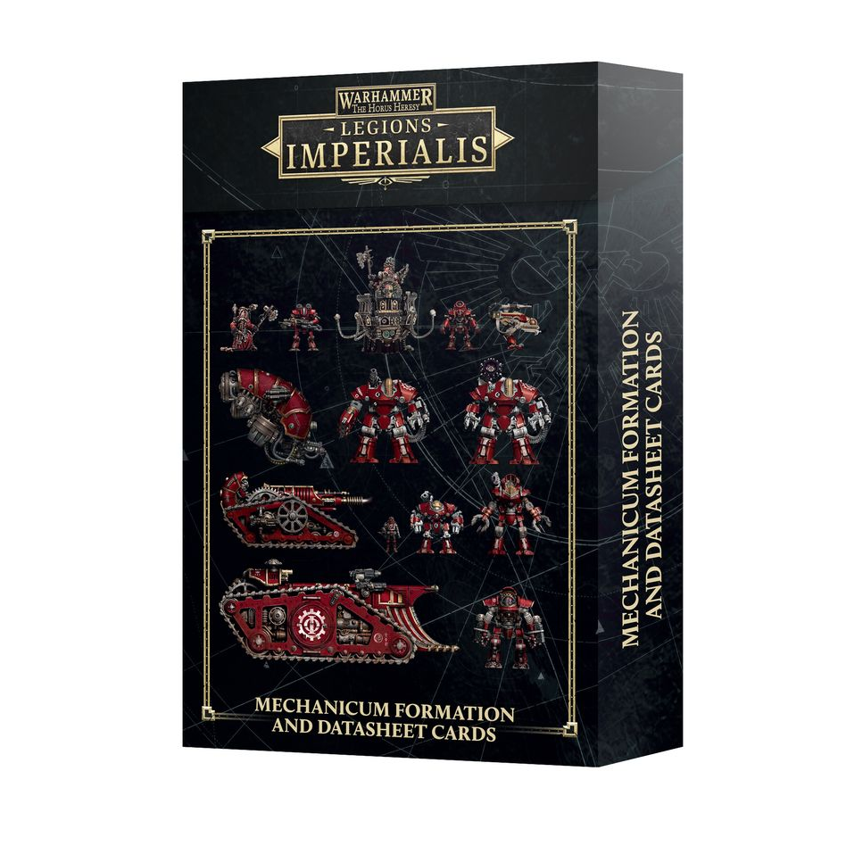 LEGIONS IMPERIALIS MECHANICUM FORMATION & DATASHEET CARDS