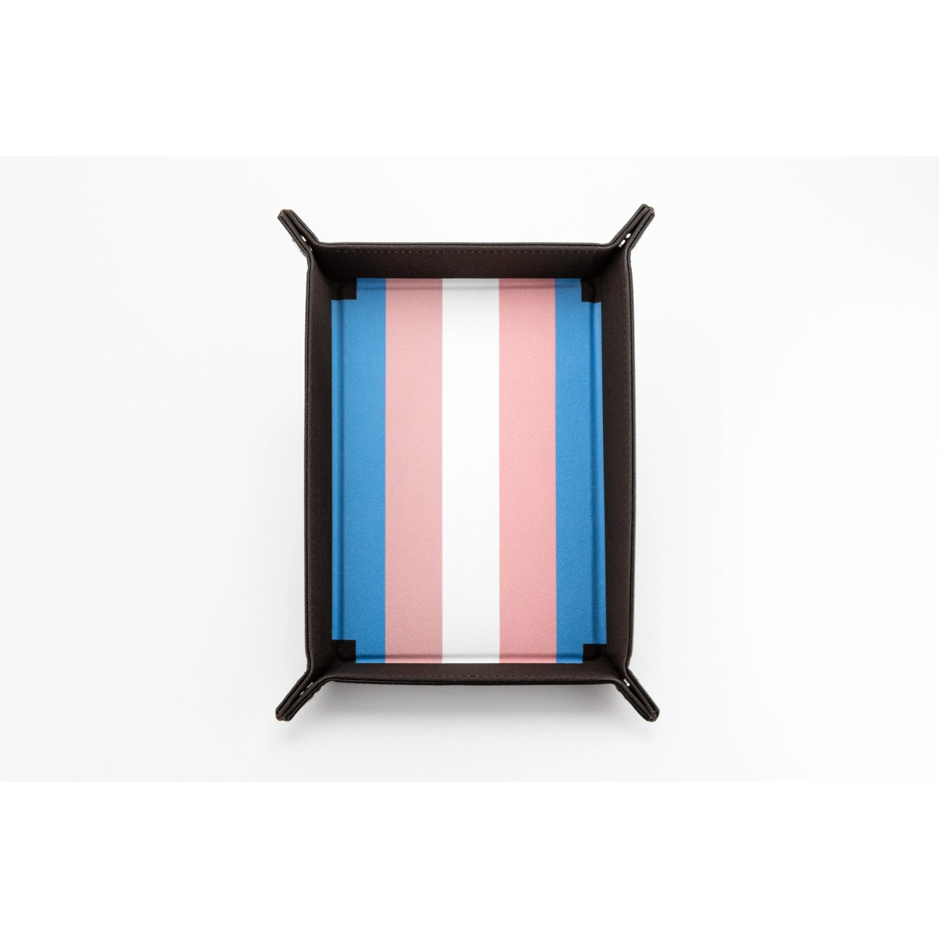 TRANSGENDER FLAG DICE TRAY
