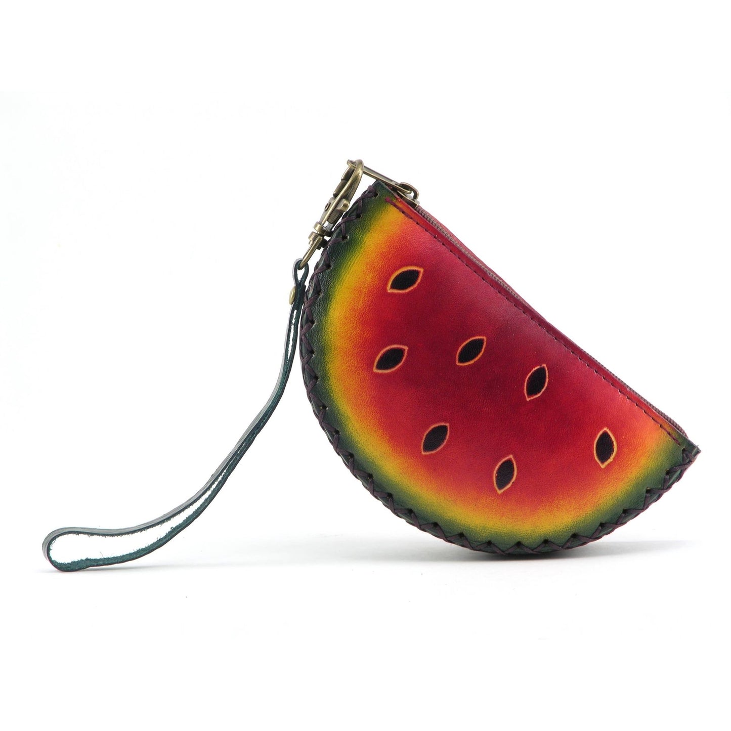 WATERMELON LEATHER COIN PURSE