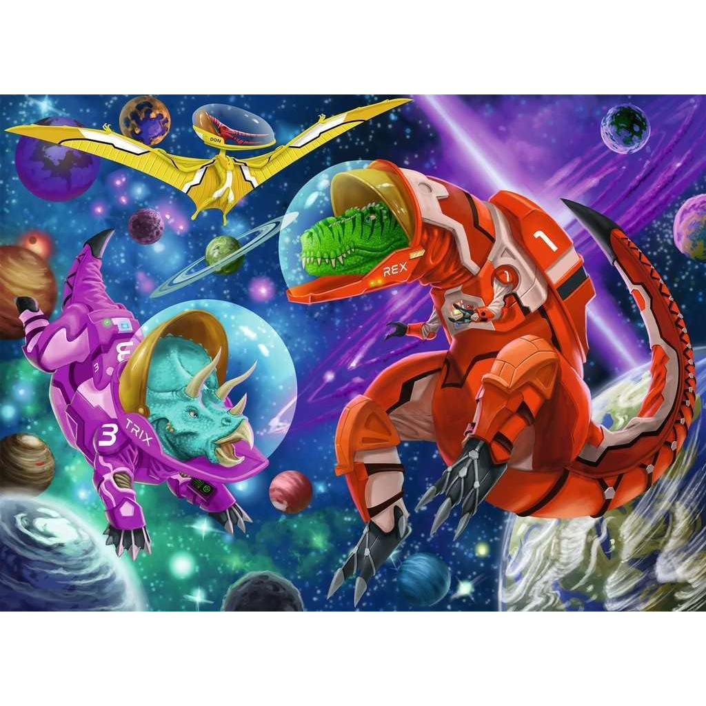 SPACE DINOSAURS 200PC PUZZLE
