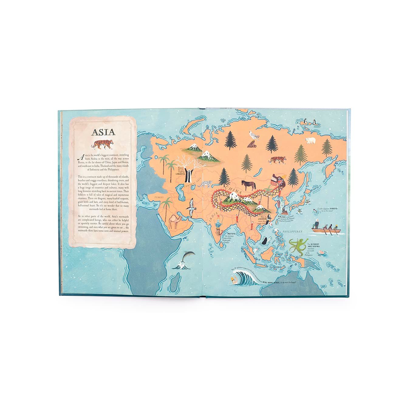 MERMAID ATLAS: MERFOLK OF THE WORLD BY ANNA CLAYBOURNE AND MIREN ASIAIN LORA