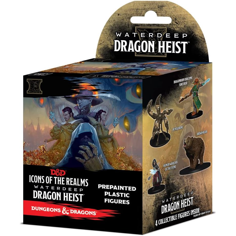D&D ICONS OF THE REALMS WATERDEEP DRAGON HEIST BOOSTER PACK