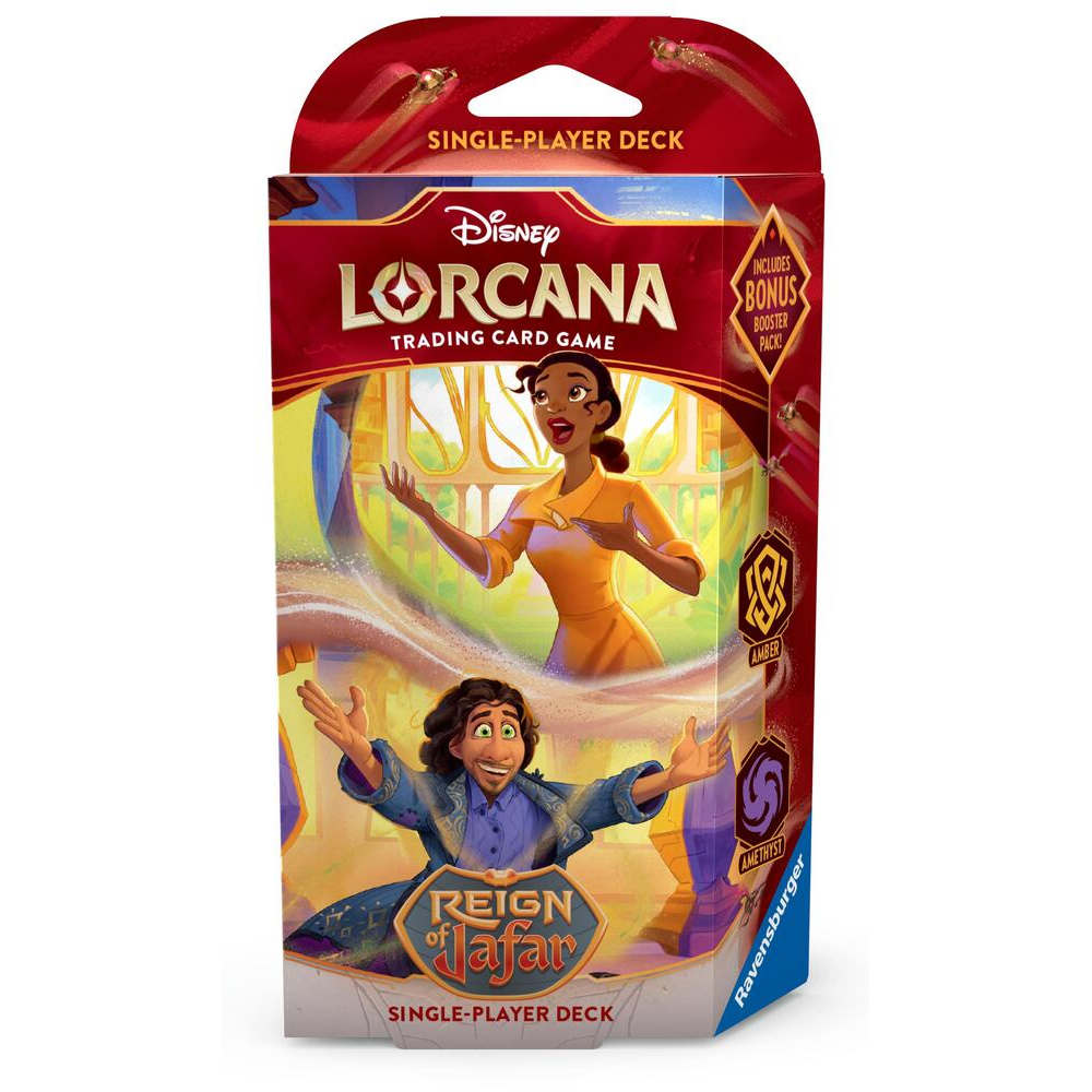 DISNEY LORCANA REIGN OF JAFAR STARTER DECK (AMBER & AMETHYST)