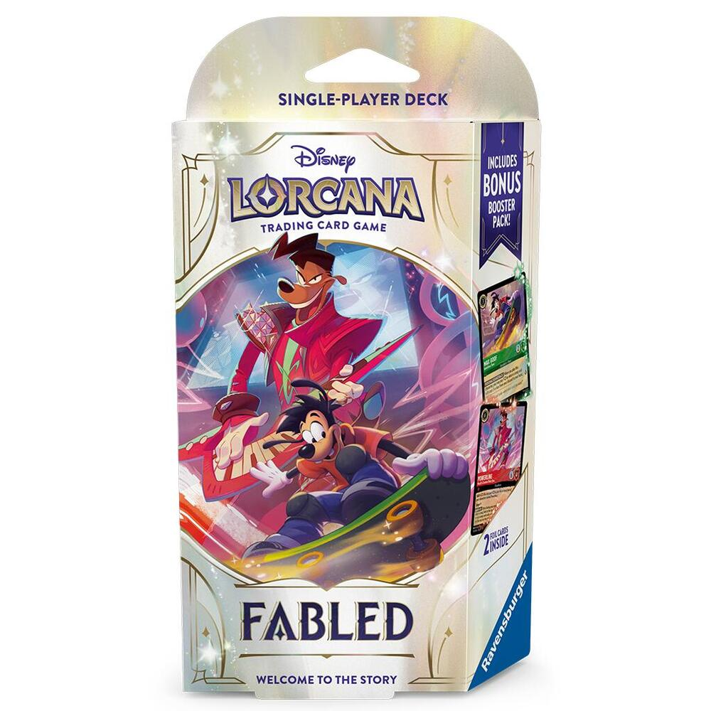 DISNEY LORCANA FABLED STARTER DECK (EMERALD & RUBY)