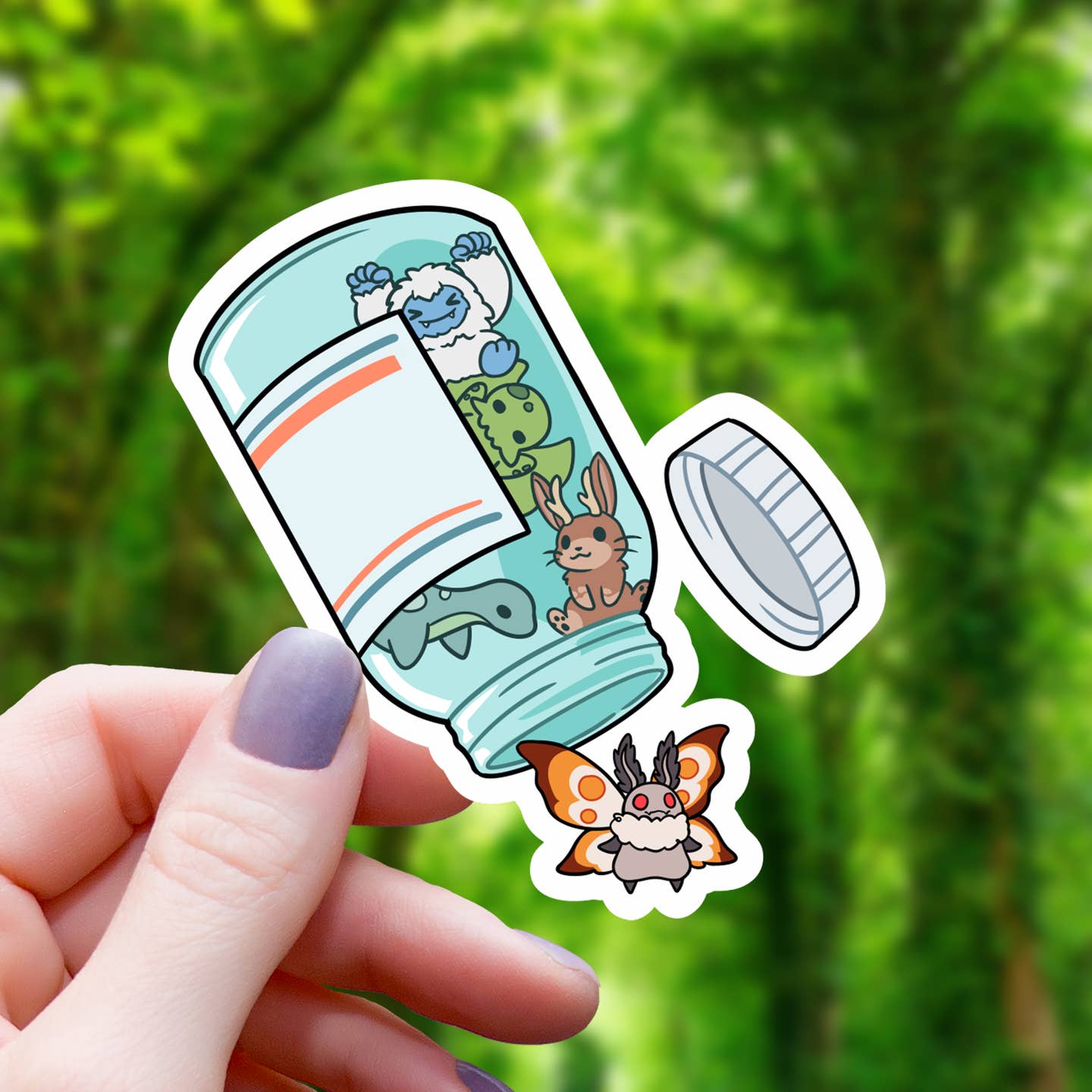 CRYPTID MONSTER MEDICINE STICKER