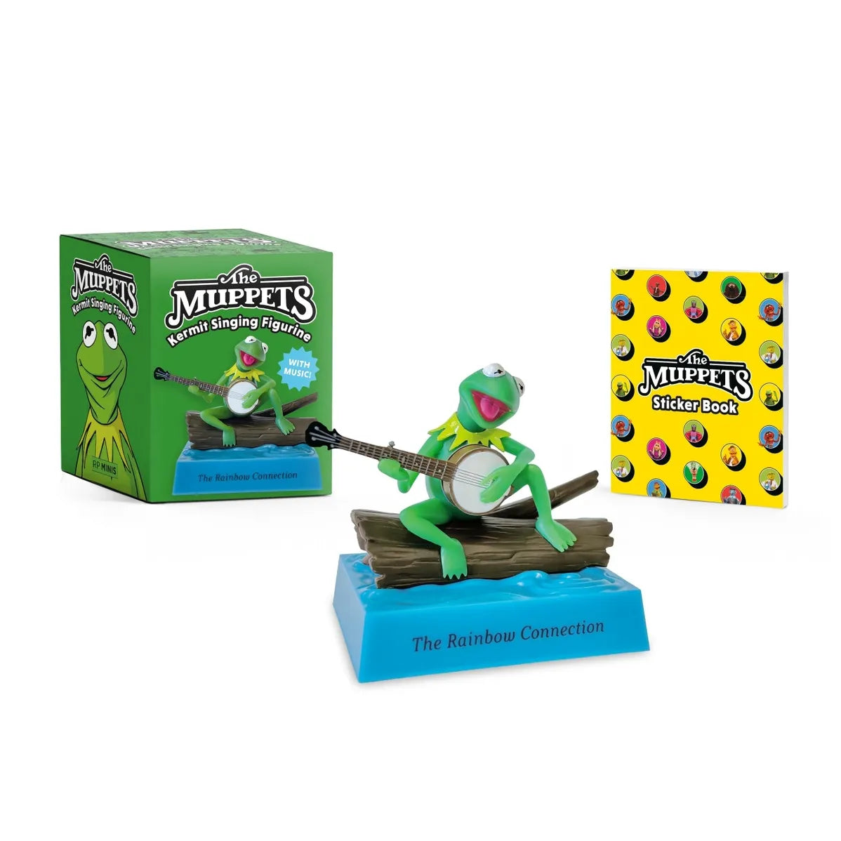 THE MUPPETS: KERMIT SINGING FIGURINE