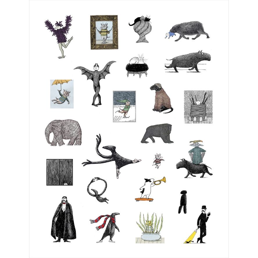 EDWARD GOREY STICKER BOOK