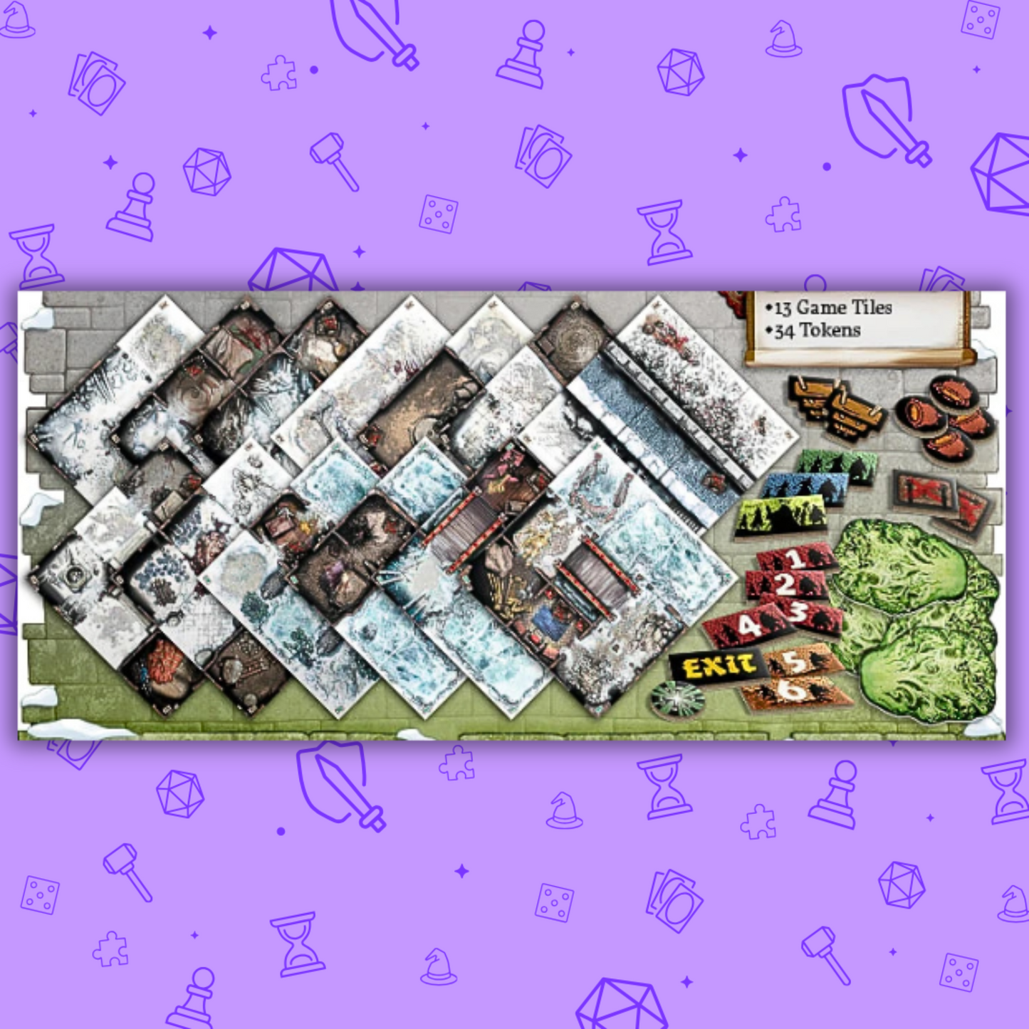 ZOMBICIDE WHITE DEATH EXTRA TILE PACK