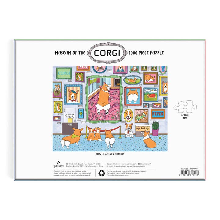 MUSEUM OF THE CORGI 1000PC PUZZLE