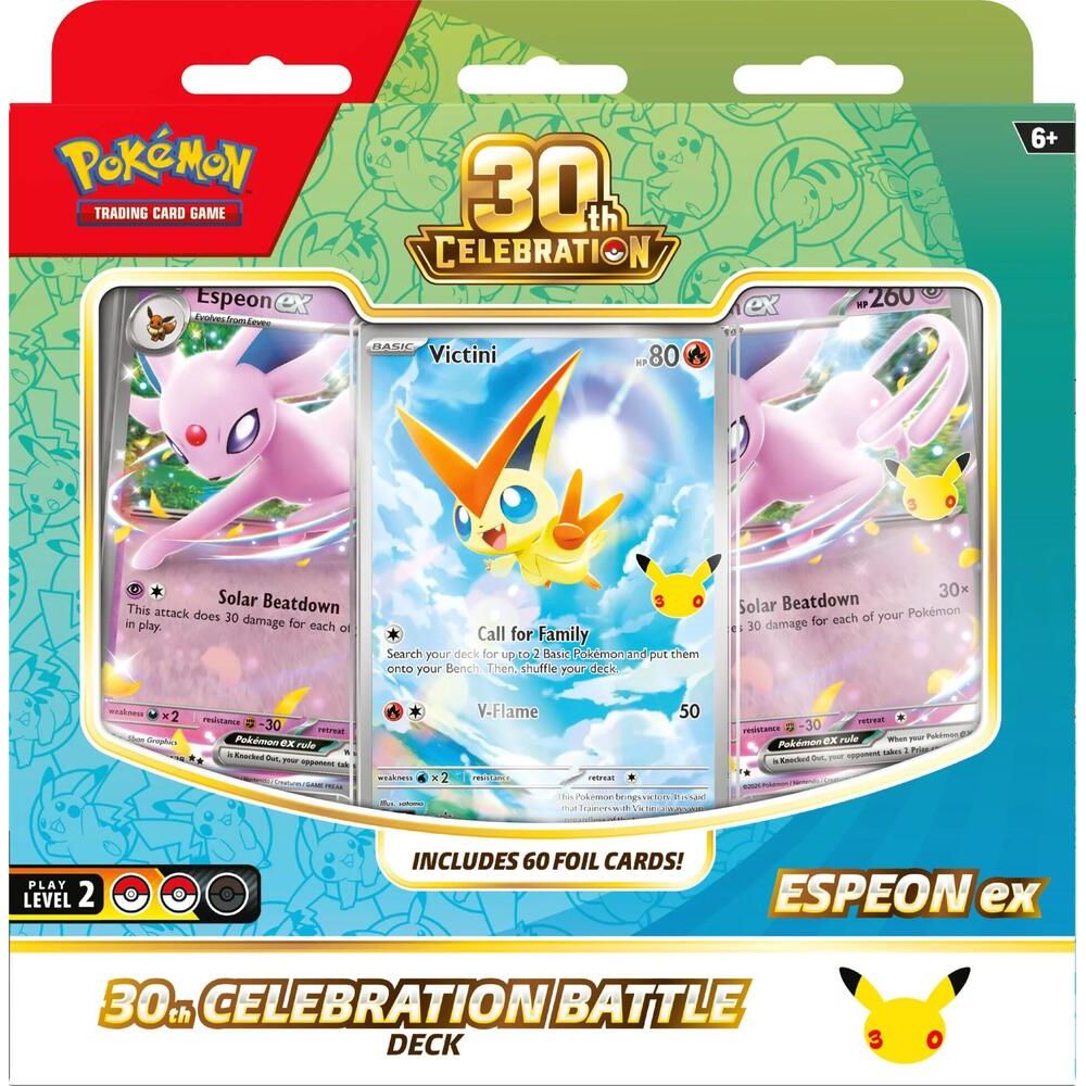 POKEMON 30TH CELEBRATION BATTLE DECKS *LIMIT 1 PER CUSTOMER*