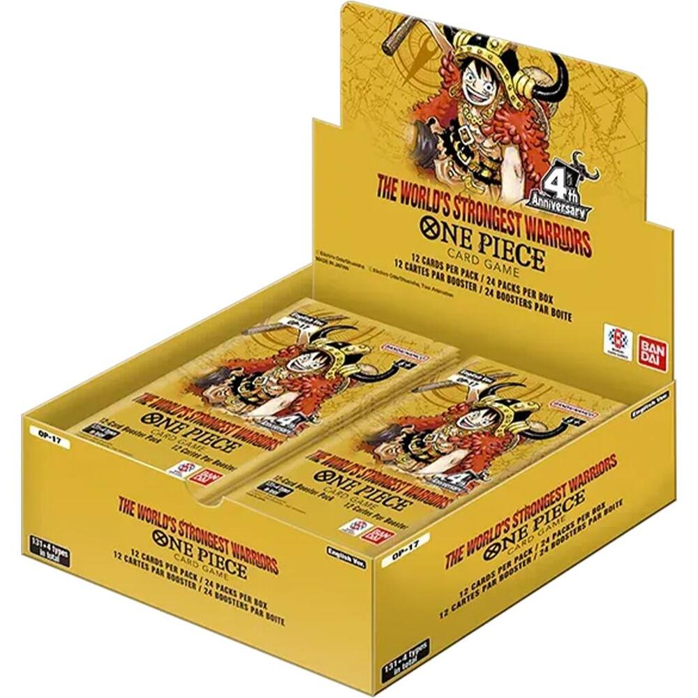 ONE PIECE THE WORLD'S STRONGEST WARRIORS BOOSTER BOX *LIMIT 1 PER PERSON*